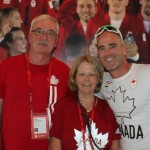 Father Kim, Mother Wendy and Ryan at Canada House (Photo: Doris Corbin)